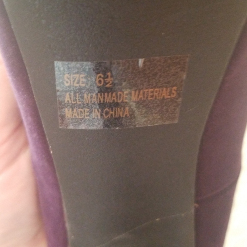 Purple Qupid Size 6 1/2 Platforn Heels - Picture 7 of 7